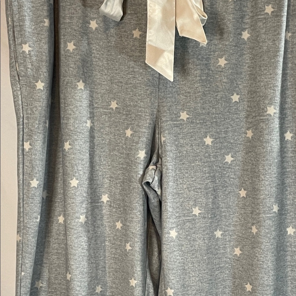 Dearfoams Sky Gray Starry Pajama Set - Picture 9 of 13